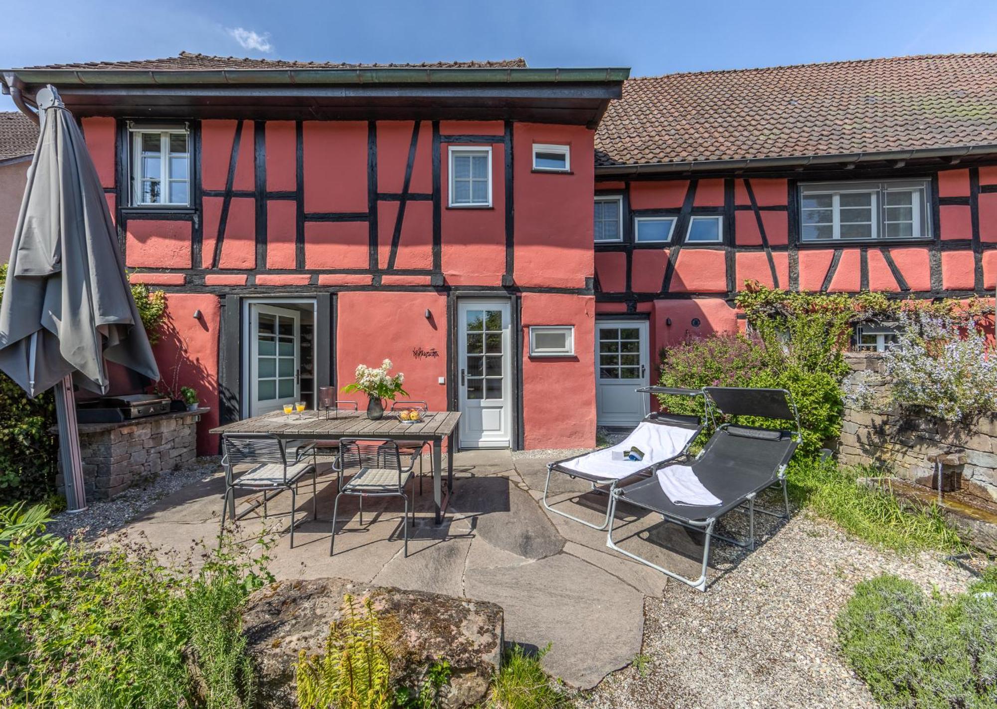 Ferienhaus Oberstaader Fewo Maisonette Ohningen Bagian luar foto